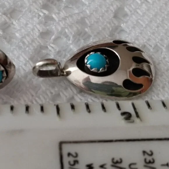 Turquoise earrings & pendant set.NWOT - Picture 2 of 4